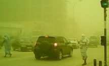 La ville de Nouakchott recouverte d’un rideau de sable