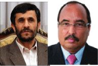 Mahmoud Ahmadinejad et Mohamed ould Abdel Aziz prete serment le même jour