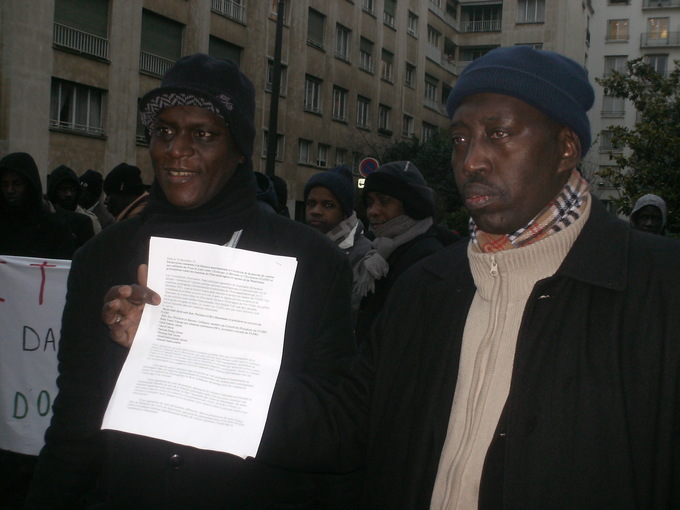 Marche de soutien de la diaspora mauritanienne à paris (vidéos et photos)