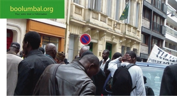 Sit-in devant l'ambassade de la Mauritanie le mercredi 22 mai (vidéos-photos)