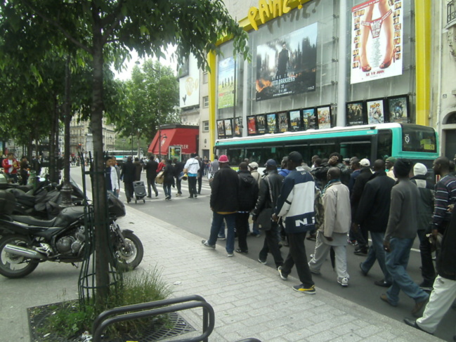 Manifestation des sans papiers mauritaniens à Paris,  le samedi 01 juin 2013