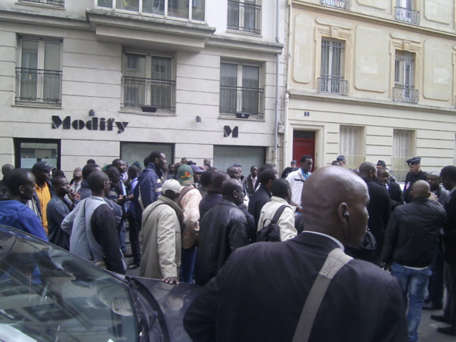 Manifestation des sans papiers mauritaniens à Paris,  le samedi 01 juin 2013