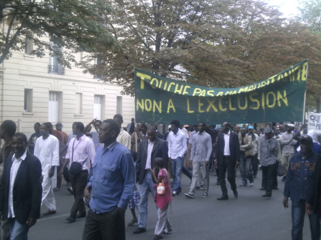 Manifestation de la Diaspora Mauritanienne et l'OTMF à Paris, le 31 Août 2013 (Vidéo et photos)