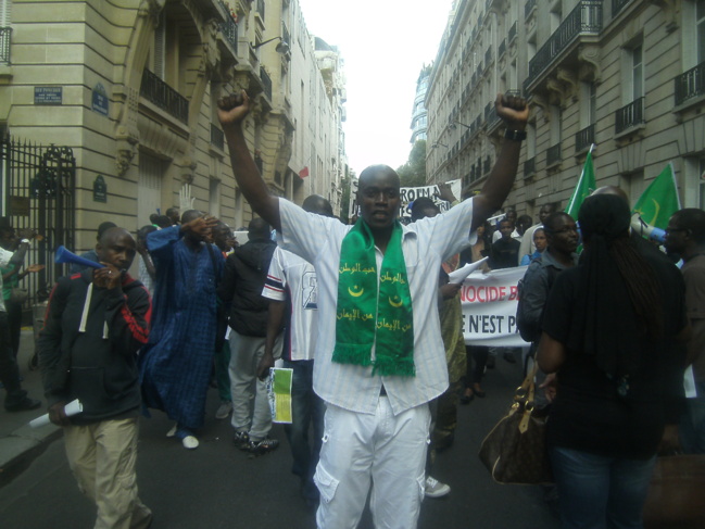 Manifestation de la Diaspora Mauritanienne et l'OTMF à Paris, le 31 Août 2013 (Vidéo et photos)