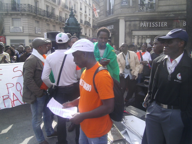 Manifestation panafricaine le samedi 28 septembre 2013 à Paris