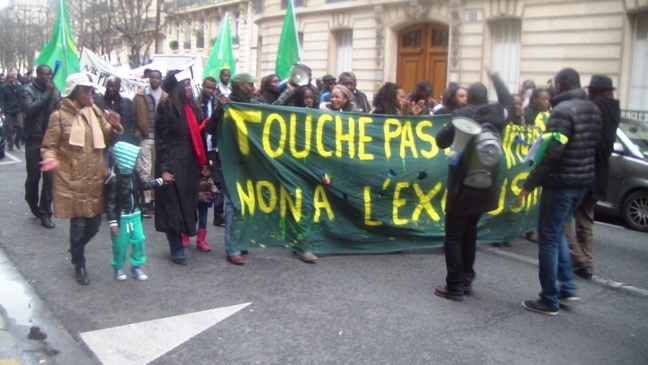 Manifestation de la Diaspora Mauritanienne et l'OTMF le samedi 22 février 2014 à Paris