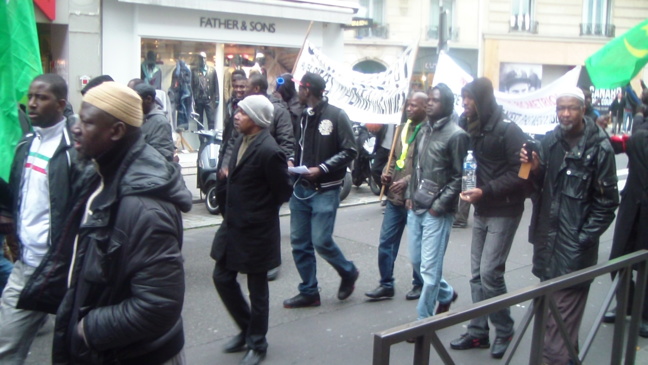 Manifestation de la Diaspora Mauritanienne et l'OTMF le samedi 22 février 2014 à Paris