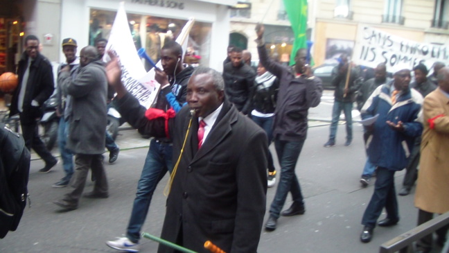 Manifestation de la Diaspora Mauritanienne et l'OTMF le samedi 22 février 2014 à Paris