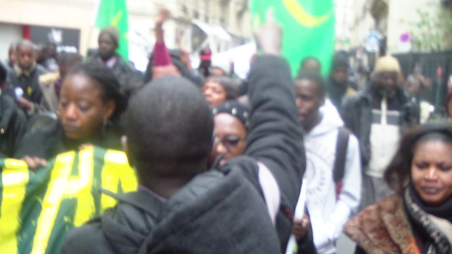 Manifestation de la Diaspora Mauritanienne et l'OTMF le samedi 22 février 2014 à Paris