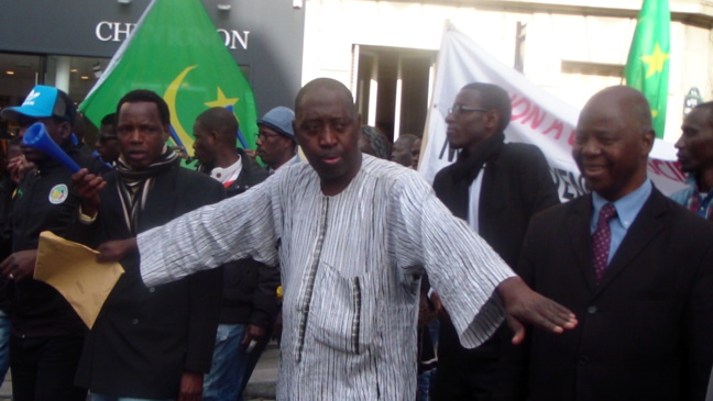 MANIFESTATION DE LA DIASPORA MAURITANIENNE ET L'OTMF LE SAMEDI 29 MARS 2014 À PARIS