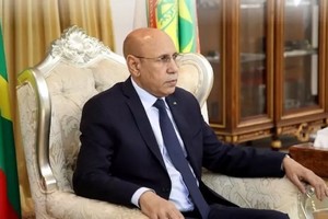 Saleh O. Hanena reçu en audience par O. Ghazouani au palais présidentiel