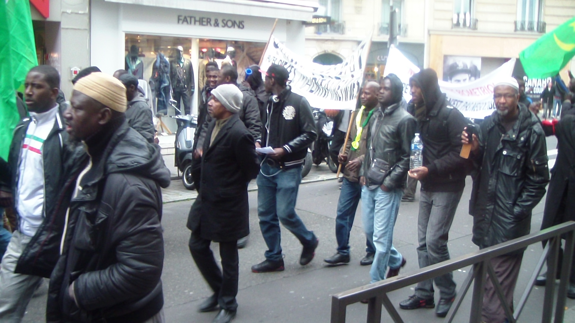 Manifestation de la Diaspora Mauritanienne et l'OTMF le samedi 22 février 2014 à Paris