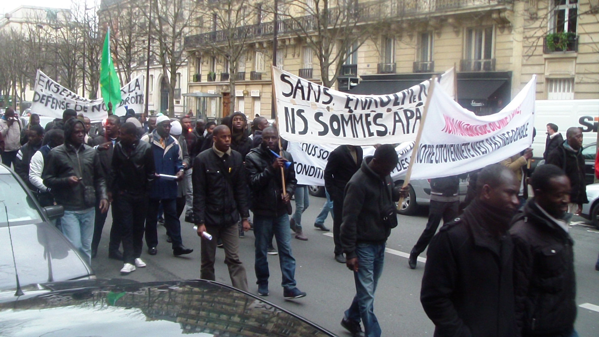 Manifestation de la Diaspora Mauritanienne et l'OTMF le samedi 22 février 2014 à Paris