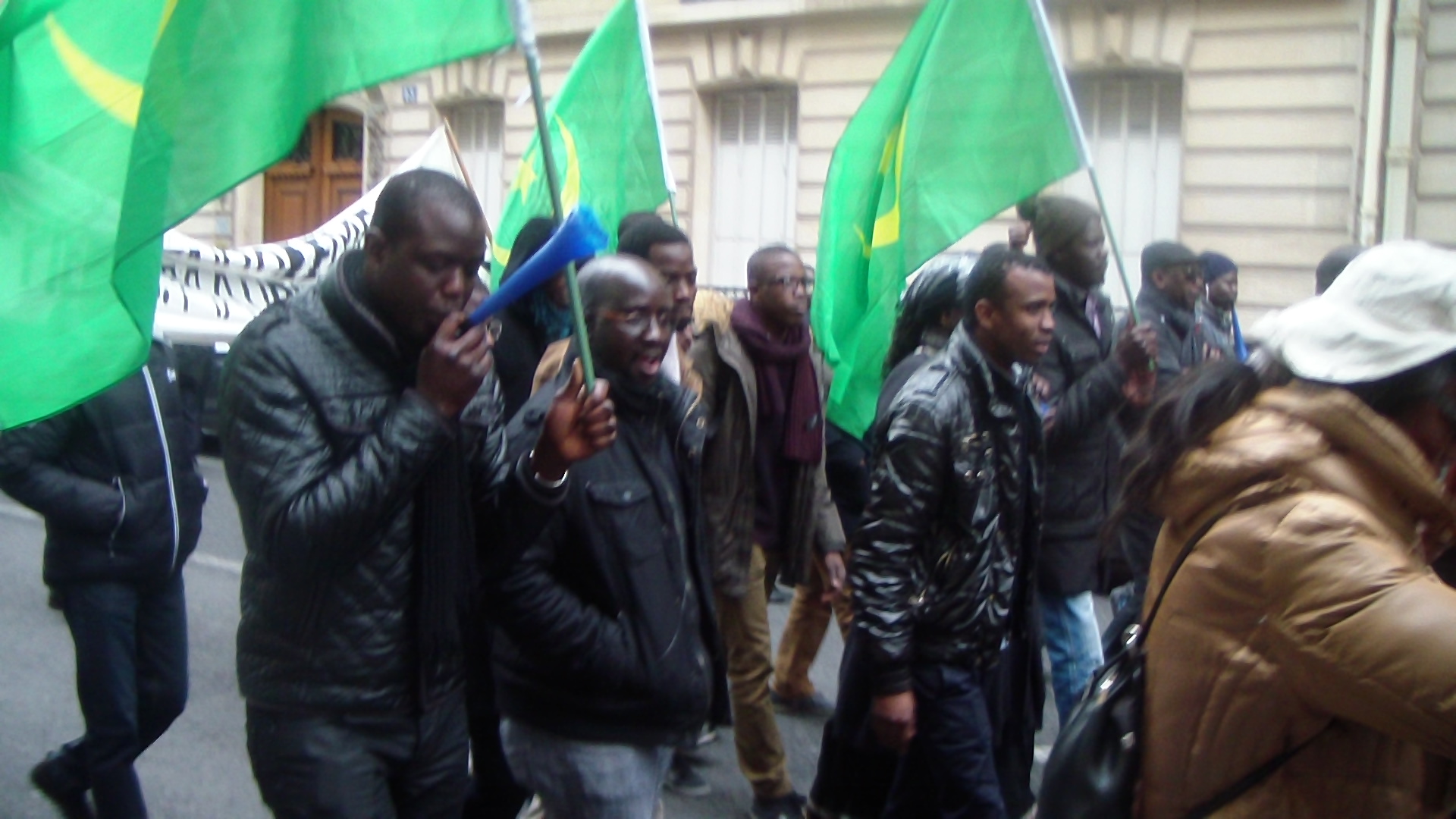 Manifestation de la Diaspora Mauritanienne et l'OTMF le samedi 22 février 2014 à Paris