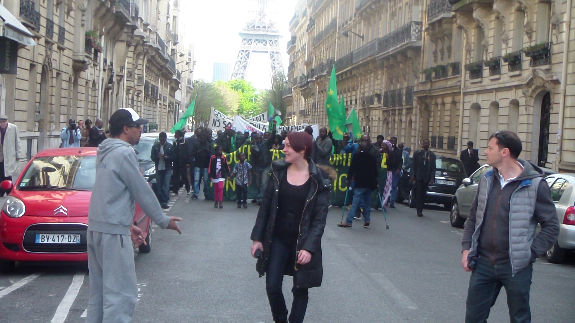 MANIFESTATION DE LA DIASPORA MAURITANIENNE ET L'OTMF LE SAMEDI 29 MARS 2014 À PARIS