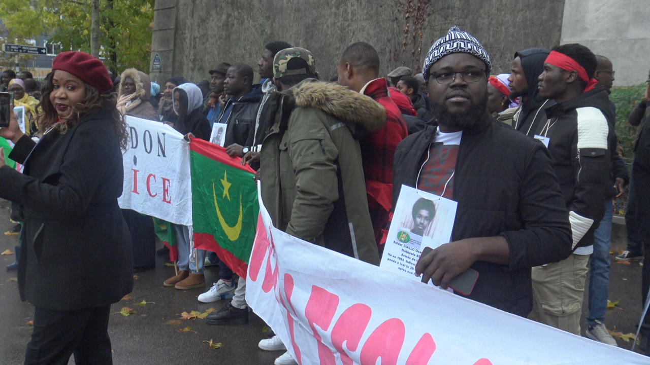 France – Manifestation de la diaspora contre l’impunité en Mauritanie