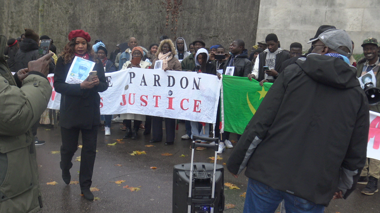 France – Manifestation de la diaspora contre l’impunité en Mauritanie