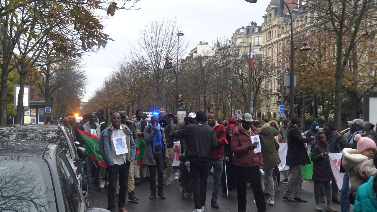 France – Manifestation de la diaspora contre l’impunité en Mauritanie