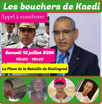 Appel à Manifester à Paris le Samedi 13 Juillet 2024